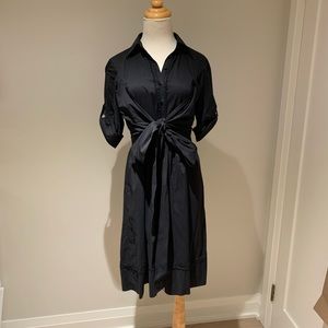 Robert Rodriguez shirt dress in black. Sz 2